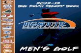 2013 Big South Men's Golf Record Book