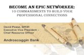 Epic Networking - 10 Commandments