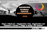 Bandung Global Youth Conference 2013 - 2nd Delegates Mailing