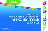 How to Organise a Fete in Victoria