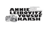 Comparison between portrait photographers - Yousuf Karsh and Annie Leibovitz