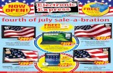 Electronics Express July 4th Sale