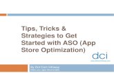 Tips, Tricks & Strategies to Get Started with App Store Optimization (ASO) - Webinar