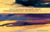 Environmental and atmospheric sciences 2014