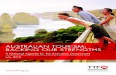 TTF AUSTRALIAN TOURISM: BACKING OUR STRENGTHS