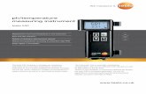 Testo 230 ph temperature meter Datasheet