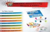 AIESEC University, Tunisia Newsletter Issue of September 2012