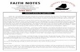 2014 April Faith Notes