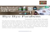 Bye Bye Parabens 2014 Product Book