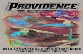 2013-14 Providence College Swimming & Diving Team Guide