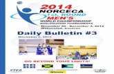 Bulletin No3 2014 FIVB World Championship Qualification Mens Round 1 Group C-Curacao