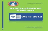 Manual básico word 2013