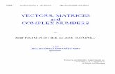 VECTORS, MATRICES & COMPLEX NUMBERS Part 2