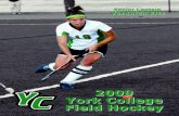 2009 York College Field Hockey Media Guide
