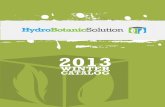 HydroBotanic Solution  l  2013 Winter Catalog