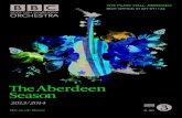BBC Scottish Symphony Orchestra Aberdeen Season 2013/2014