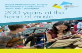 Royal Philharmonic Society 2013 Bicentenary Events (Jul-Dec)