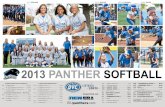 2013 EIU Softball Online Guide/Yearbook