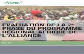 ÉVALUATION DE LA 2e PHASE DU PROGRAMME RÉGIONAL AFRIQUE DE L’ALLIANCE