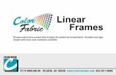 ColorFabric Linear Frames Catalog