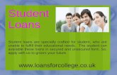Student Loans- Loans For Study - Loans For College