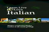 learn live and love italian