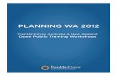 Planning WA 2012