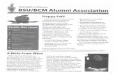 UVA BSU/BCM Alumni Newsletter - Fall 2008