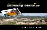 Advising Planner 2013-2014