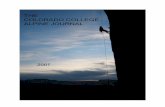 Colorado College Alpine Journal - 2007 Edition