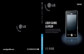LG KS20 Manual