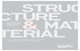 Structure Material exhibition leaflet