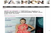 Fashion Bomb Daily Covers Adrienne in Muehleder