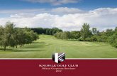 Knowle Golf Club Official Coporate Brochure