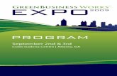 GreenBusiness WORKS EXPO 2009 Program