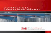 First National Commercial Operation Manual Volume 2