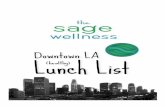 The Downtown LA Lunch List