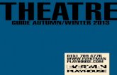Liverpool Playhouse Theatre Guide Autumn/Winter 2013