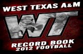 2012 Football Record Book
