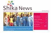 Shika newsletter - Spring 2012