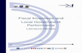 P110714 - 2 - Fiscal Incentives and Local Government Performance - Literature Review