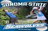 2013 Sonoma State Golf Media Guide