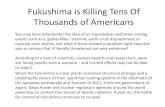 Fukishima - North Americans have already Died