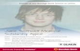 Jamie Southwell Memorial Scholarship Appeal