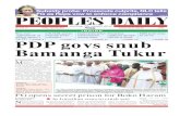Peoples Daily Newspaper, Friday, April 20, 2012