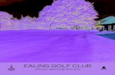 Ealing Golf Club Official Brochure 2013-2014