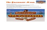 Menu "The Buccaneer"