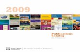 World Bank Publications Catalog July - December 2009