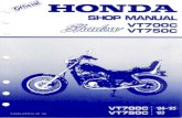 Honda vt700c vt750c Shop Manual