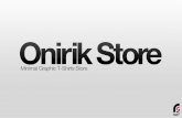 Onirik Store T-Shirt Collection